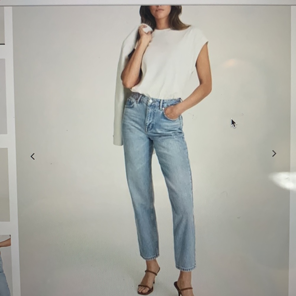 Reiss Elle-High Rise Straight Jean